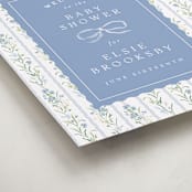 "Dorothy" - Baby Shower Welcome Signs in Cornflower by Erin L. Wilson - Detail