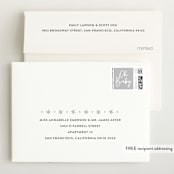 "Cuddle" - Birth Announcement Thank You Cards in Cloud by Susan Asbill - FREE Recipient Addressing