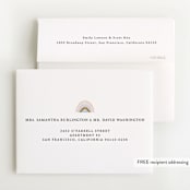 "Afloat" - Foil-Pressed Birth Announcement Thank You Cards in Latte by Nicole Whiddon - FREE Recipient Addressing