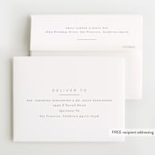 "Simply Sweet" - Foil-Pressed Birth Announcement Thank You Cards in Clay by Carolyn Nicks - FREE Recipient Addressing