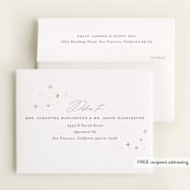 "Starlight" - Foil-Pressed Birth Announcement Thank You Cards in Twinkle by Pixel and Hank - FREE Recipient Addressing