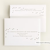 "twinkly stars" - Foil-Pressed Birth Announcement Thank You Cards in North Star by Ellen Schlegelmilch - FREE Recipient Addressing
