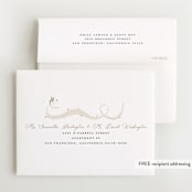 "Disney's Tinkerbell Dreams Come True Birth Announcement" - Foil-Pressed Birth Announcement Thank You Cards in Stardust by Kamala Nahas - FREE Recipient Addressing