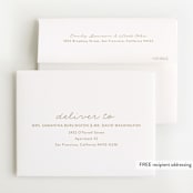 "Glittering Hello" - Foil-Pressed Birth Announcement Thank You Cards in Honey by Carolyn MacLaren - FREE Recipient Addressing