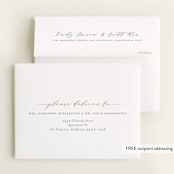"Treasured" - Foil-Pressed Birth Announcement Thank You Cards in Slate by Sarah Brown - FREE Recipient Addressing