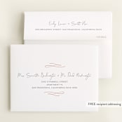 "Jubilee" - Foil-Pressed Birth Announcement Thank You Cards in Milk by Lauren Chism - FREE Recipient Addressing