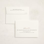 "Welcome Ribbon" - Foil-Pressed Birth Announcement Thank You Cards in Charcoal by Erica Krystek - FREE Recipient Addressing