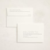 "simply ours" - Birth Announcement Thank You Cards in Powder by Sara Hicks Malone - FREE Recipient Addressing