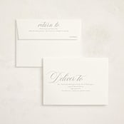"elegant name" - Birth Announcement Thank You Cards in Owlet by Jackie Crawford - FREE Recipient Addressing