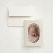"Bundle of Joy" - Birth Announcement Thank You Cards in Gumdrop by Creo Study - Front