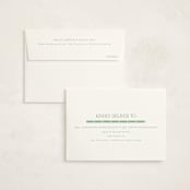 "Double Time" - Birth Announcement Thank You Cards in Aloe by Pixel and Hank - FREE Recipient Addressing