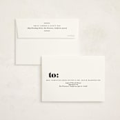 "Bold Name Frame" - Birth Announcement Thank You Cards in Ash by Alethea and Ruth - FREE Recipient Addressing