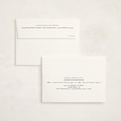 "Classically Modern" - Birth Announcement Thank You Cards in Slate by Brianne Larsen - FREE Recipient Addressing