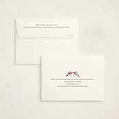 "Gibson" - Birth Announcement Thank You Cards in Berry by Pati Cascino - FREE Recipient Addressing