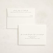 "Simple Emphasis" - Birth Announcement Thank You Cards in Cloud by Carolyn MacLaren - FREE Recipient Addressing