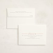 "Byline" - Birth Announcement Thank You Cards in Melon by Laura Hankins - FREE Recipient Addressing