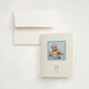 "Teddy" - Birth Announcement Thank You Cards in Baby by mo kelley - Front