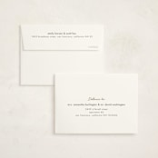 "Signed with Love" - Birth Announcement Thank You Cards in Bark by AK Graphics - FREE Recipient Addressing