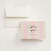 "Gelato" - Birth Announcement Thank You Cards in Fragola by Megan Davis - Front
