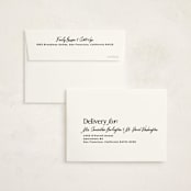 "Together" - Birth Announcement Thank You Cards in Cloud by Erin L. Wilson - FREE Recipient Addressing
