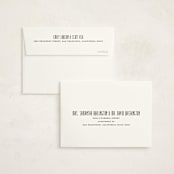 "Fancy for Two" - Birth Announcement Thank You Cards in Frost by Jessica Williams - FREE Recipient Addressing