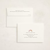 "Pretty Rainbow" - Birth Announcement Thank You Cards in Rainbow by Lori Wemple - FREE Recipient Addressing