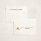 "Our Little Hunny" - Birth Announcement Thank You Cards in Honey by Oma N. Ramkhelawan - FREE Recipient Addressing