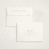 "Serenity" - Birth Announcement Thank You Cards in Cloud by Everett Paper Goods - FREE Recipient Addressing