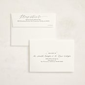 "Swoop" - Birth Announcement Thank You Cards in Cloud by Jackie Crawford - FREE Recipient Addressing