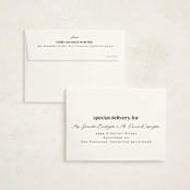 "The simplest" - Birth Announcement Thank You Cards in Salt by Lea Delaveris - FREE Recipient Addressing