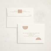 "Moderne Duo" - Birth Announcement Thank You Cards in Rust by Lauren Chism - FREE Recipient Addressing