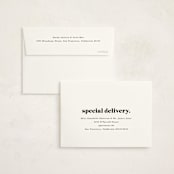 "NEWEST" - Birth Announcement Thank You Cards in Cloud by Lori Wemple - FREE Recipient Addressing