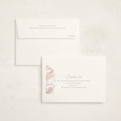 "Sunwashed" - Birth Announcement Thank You Cards in Peony by Kristie Kern - FREE Recipient Addressing