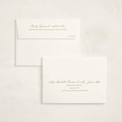 "Inspired Introduction" - Birth Announcement Thank You Cards in Wheat by Carolyn MacLaren - FREE Recipient Addressing
