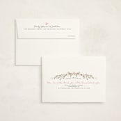 "Sweet Floral Vine" - Birth Announcement Thank You Cards in Blush by Susan Moyal - FREE Recipient Addressing