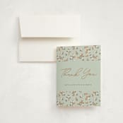 "Spring Gardens" - Birth Announcement Thank You Cards in Mojito by Sherley Ferreira - Front