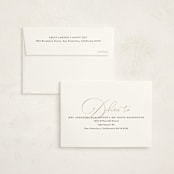 "Classic Twist" - Birth Announcement Thank You Cards in Oat by Pixel and Hank - FREE Recipient Addressing