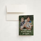 "Together" - Birth Announcement Thank You Cards in Cloud by Erin L. Wilson - Front