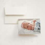"cupcake" - Birth Announcement Thank You Cards in Marshmallow by chocomocacino - Front