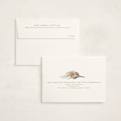 "Boho Bouquet" - Birth Announcement Thank You Cards in Rose by Joanna Griffin - FREE Recipient Addressing