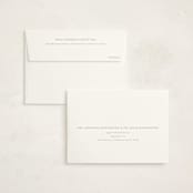 "Curved Duo" - Birth Announcement Thank You Cards in Stone by Carolyn MacLaren - FREE Recipient Addressing