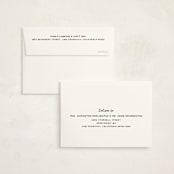 "Cursive" - Birth Announcement Thank You Cards in Snow by AK Graphics - FREE Recipient Addressing