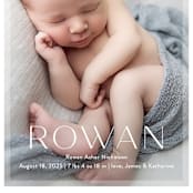 "Frosted Frame" - Birth Announcements in Sugar by Jessica Williams - Detail