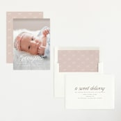 "cupcake" - Birth Announcements in Marshmallow by chocomocacino - Assembled