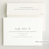 "Introduction" - Birth Announcements in Cloud by Sara Hicks Malone - FREE Recipient Addressing