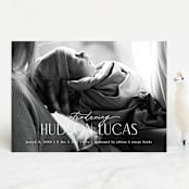 "Little Introduction" - Birth Announcements in Sugar by Pixel and Hank - Front