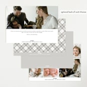 "Little Introduction" - Birth Announcements in Sugar by Pixel and Hank - Back of Card Options