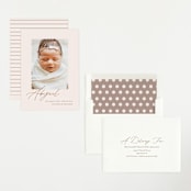 "Dainty" - Birth Announcements in Flower by Pixel and Hank - Assembled