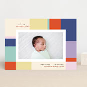 "Punchy" - Birth Announcements in Party by Pixel and Hank - Front
