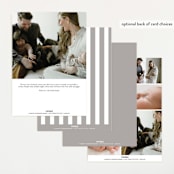 "certified cute" - Birth Announcements in Snow by Sara Hicks Malone - Back of Card Options